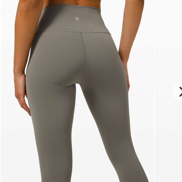 Lululemon Wunder Under High-Rise Tight | Grey Sage | 25" | Size 6 - Picture 2 of 6